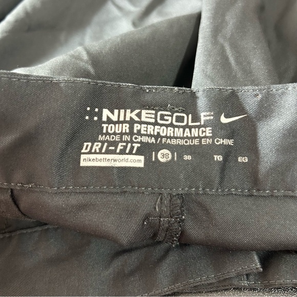 NIKE Golf Men's Shorts Tour Performance Dri-Fit Athletic Sporty Black Size 38 - Picture 2 of 9